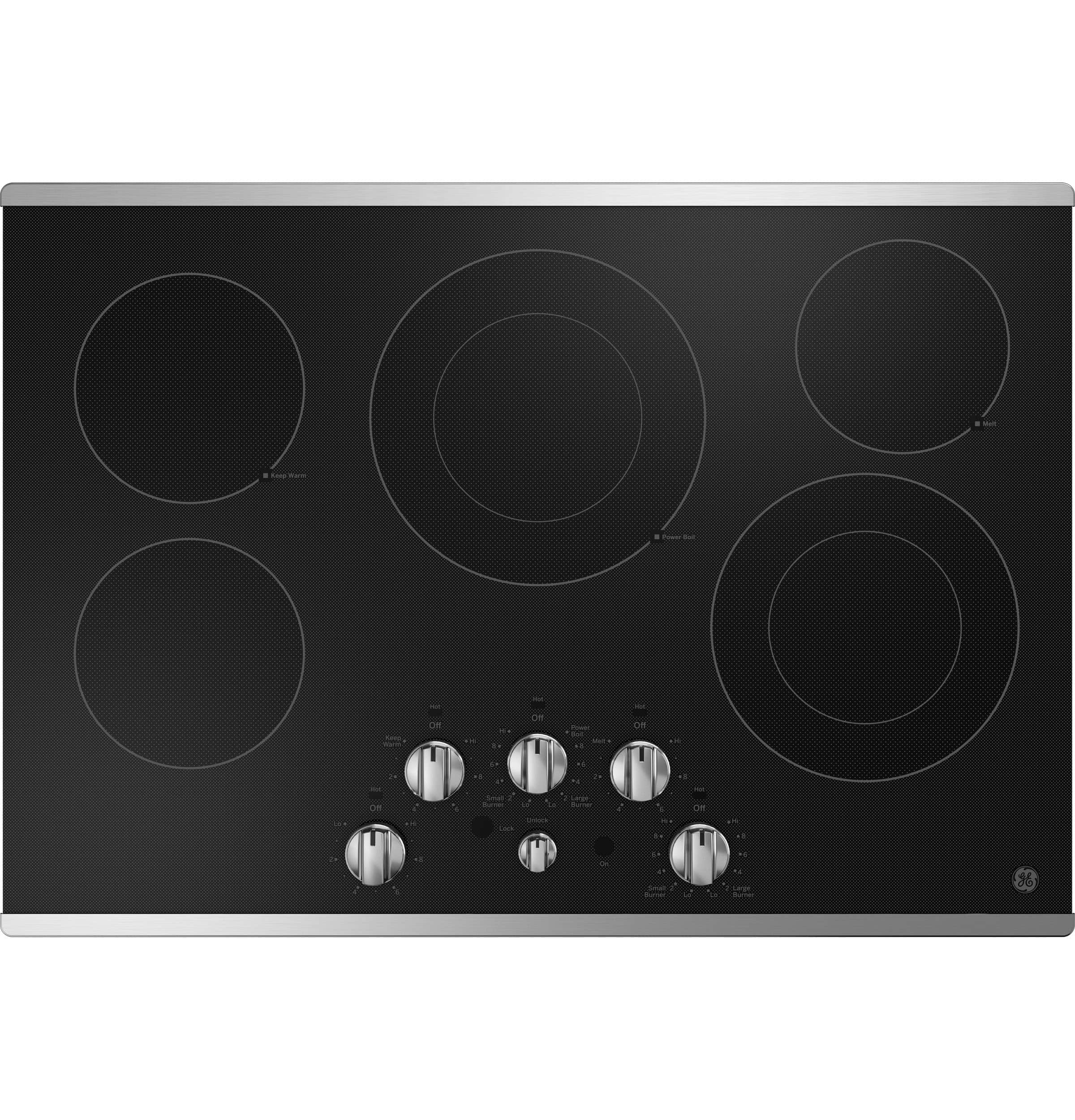 30" Built-In knob Control Electric Cooktop