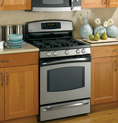 30" Free-Standing Self Clean Convection Gas Range with Warming Drawer