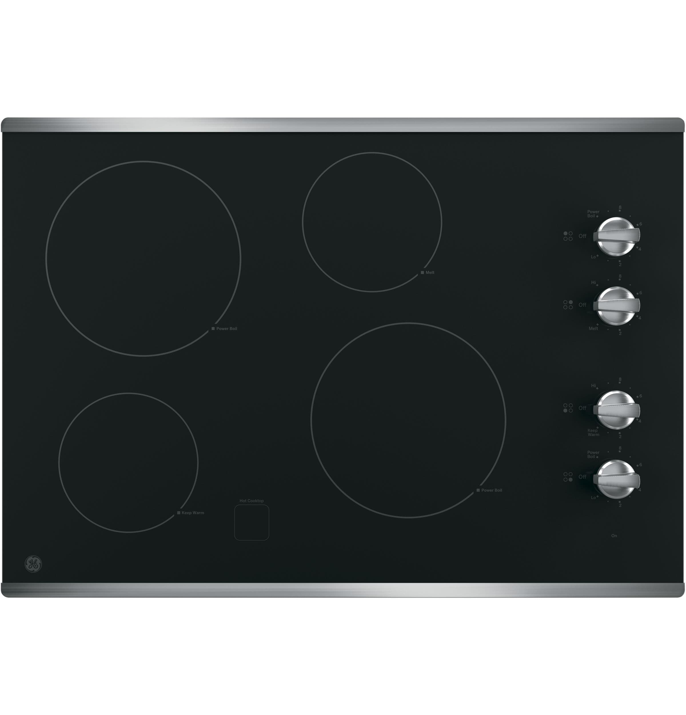 30" Built-In Knob Control Electric Cooktop