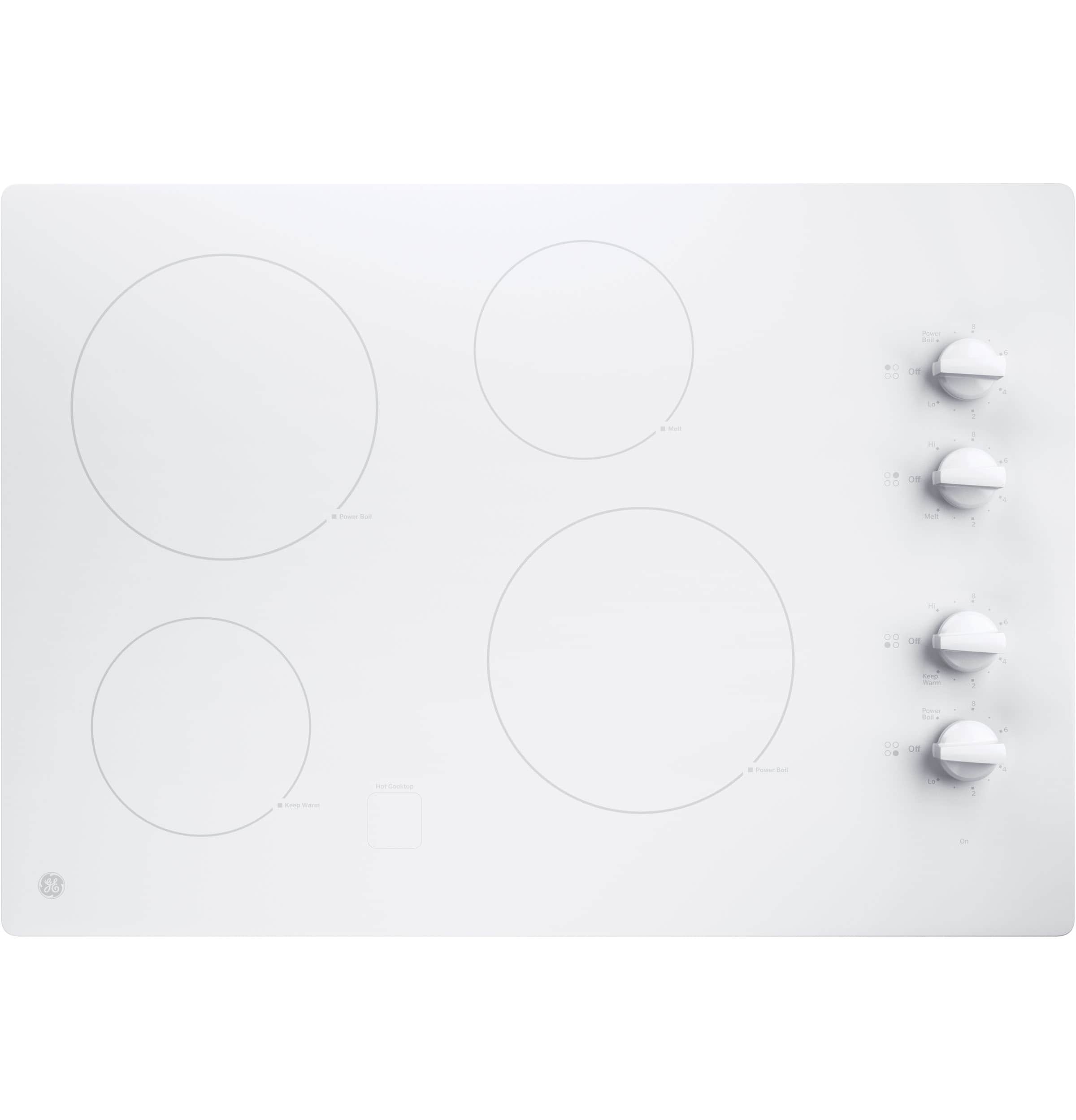30" Built-In Knob Control Electric Cooktop