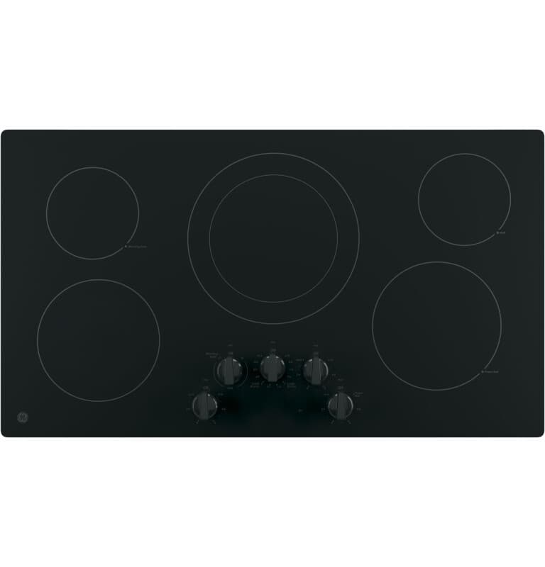 36" Built-In Knob Control Electric Cooktop