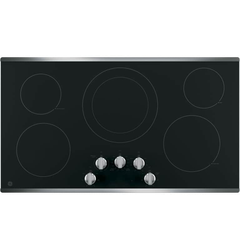 36" Built-In Knob Control Electric Cooktop