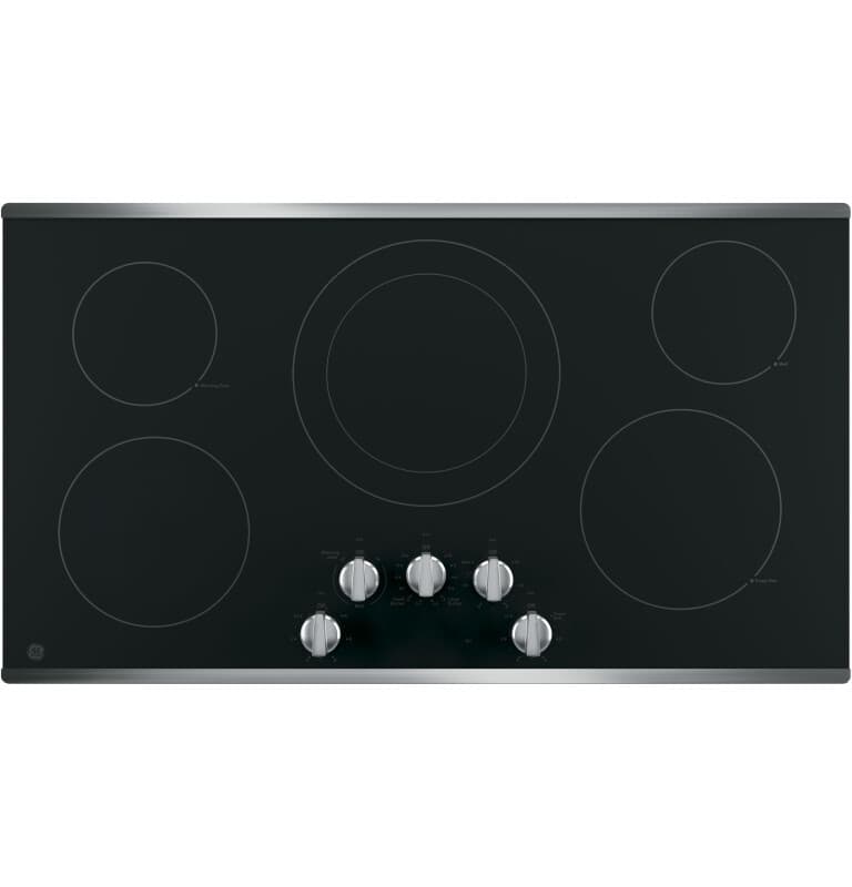 36" Built-In Knob Control Electric Cooktop