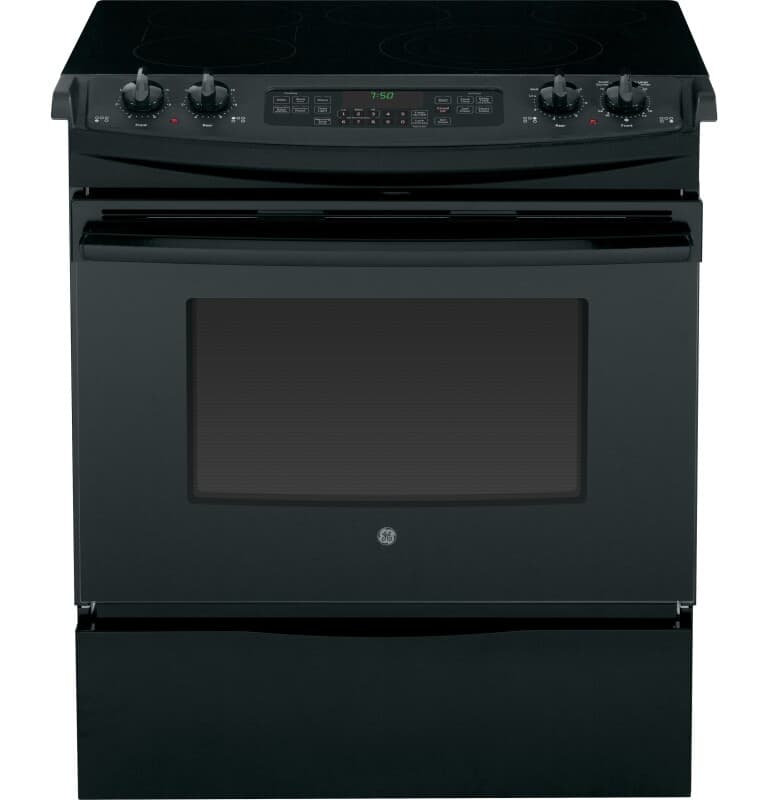 30" Slide-In Front Control Electric Convection Range