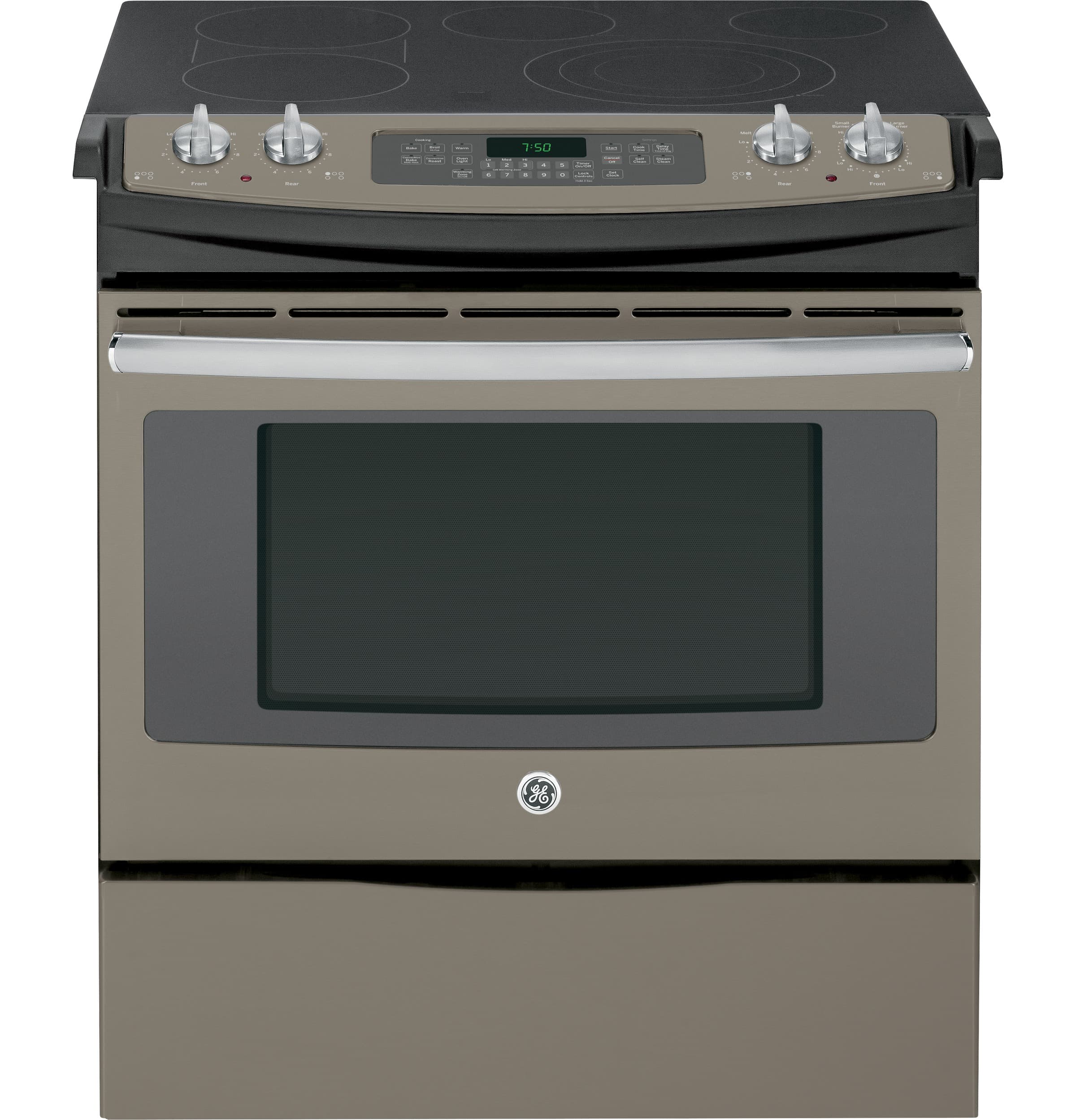 30" Slide-In Front Control Electric Convection Range