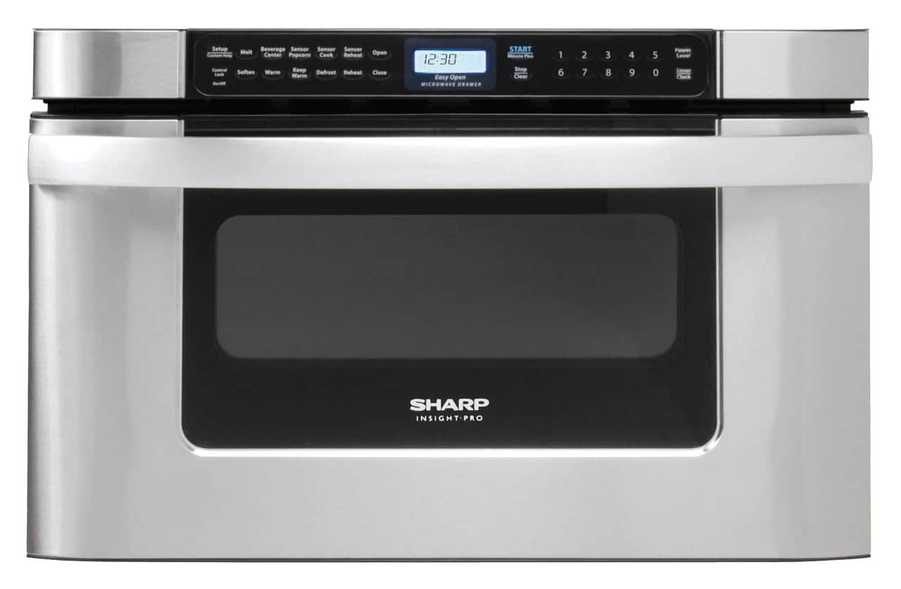 24 In. 1.2 Cu. Ft. 950w Easy Open Stainless Steel Microwave Drawer
