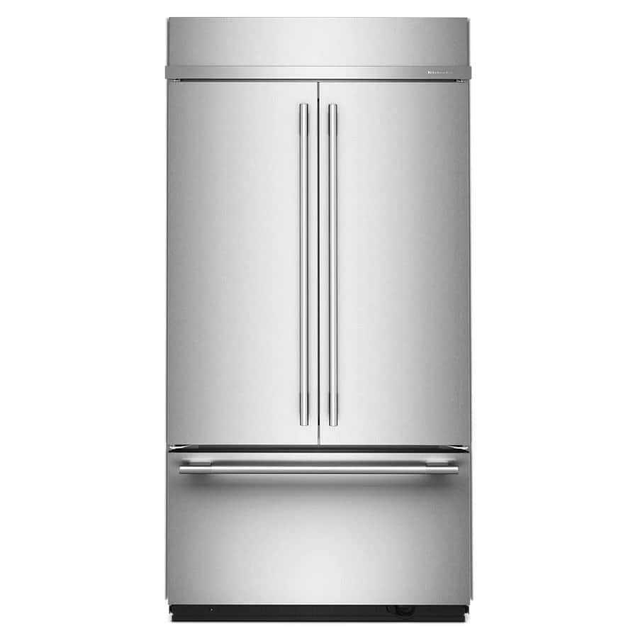 24.2 Cu. Ft. 42-inch Built-in French Door Bottom Mount Refrigerator With Signature Platinum Interior In Printshield® Finish