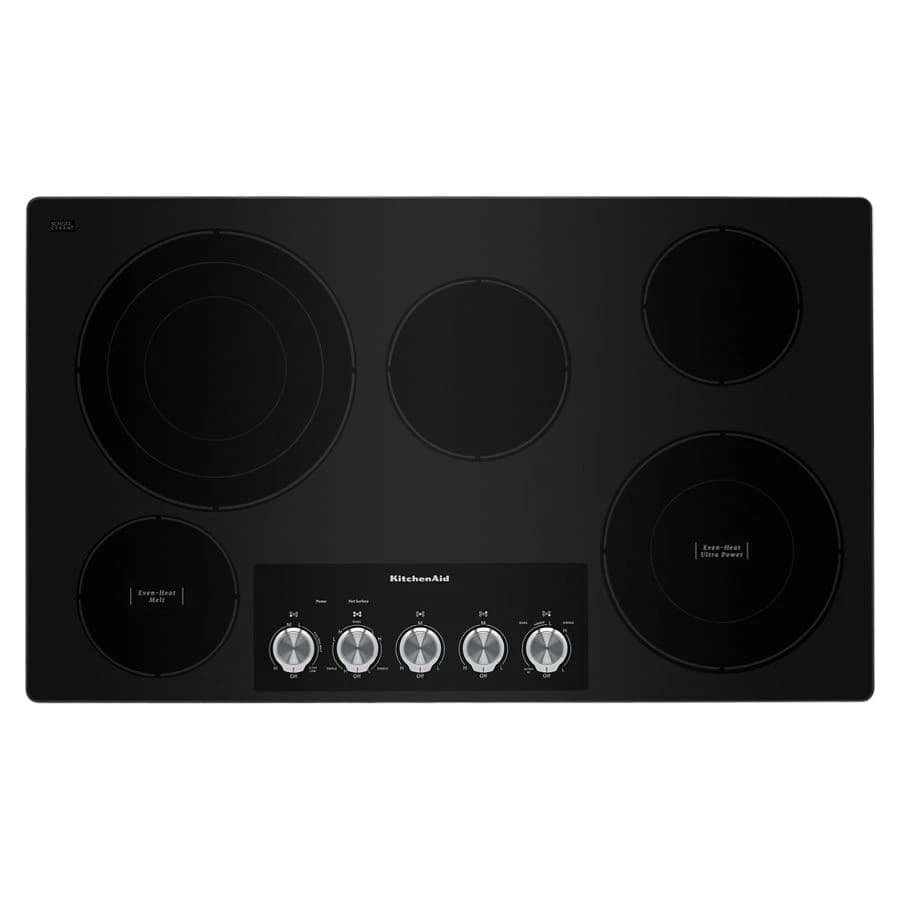 36" Electric Cooktop With 5 Elements And Knob Controls