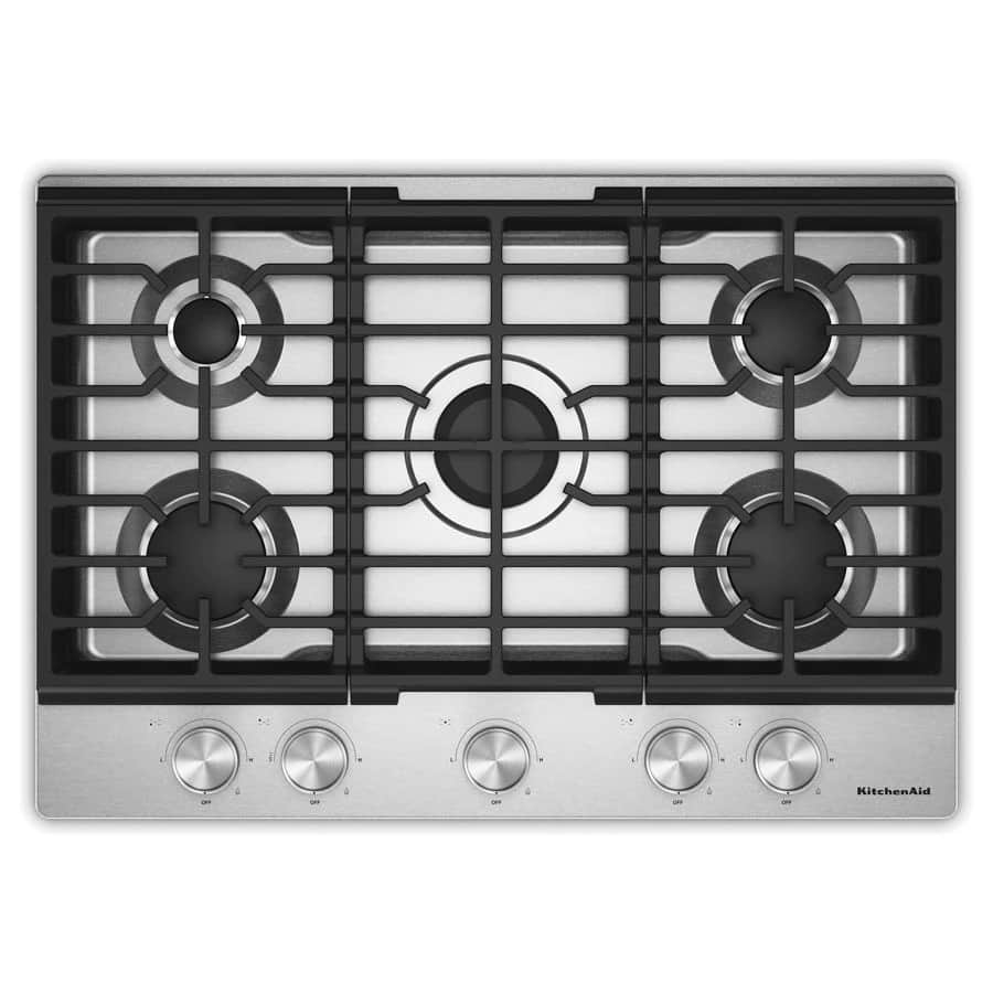 30 In. Gas Cooktop With 5 Versatile Burners