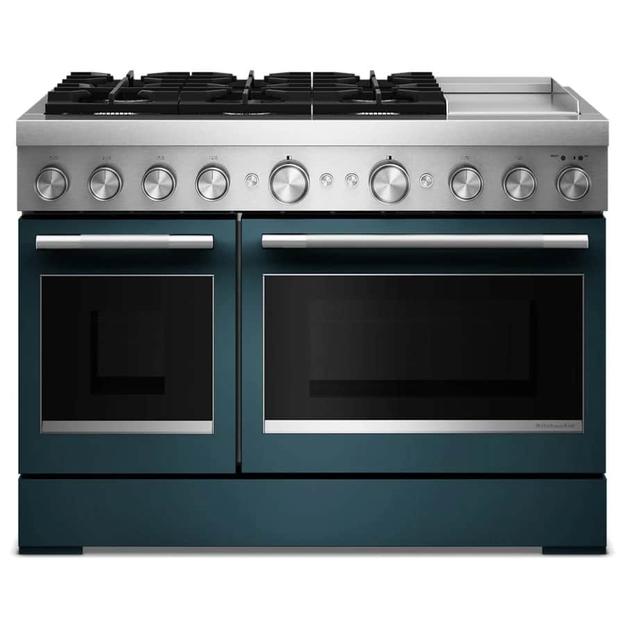 48-inch 6 Burner Commercial-style Dual Fuel Range With Griddle