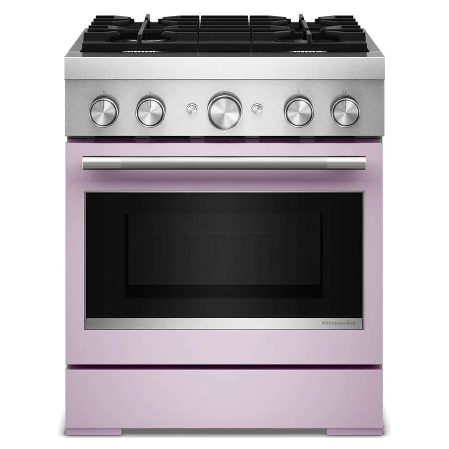 30-Inch 4 Burner Commercial-Style Dual Fuel Range with No Preheat Air Fry Mode
