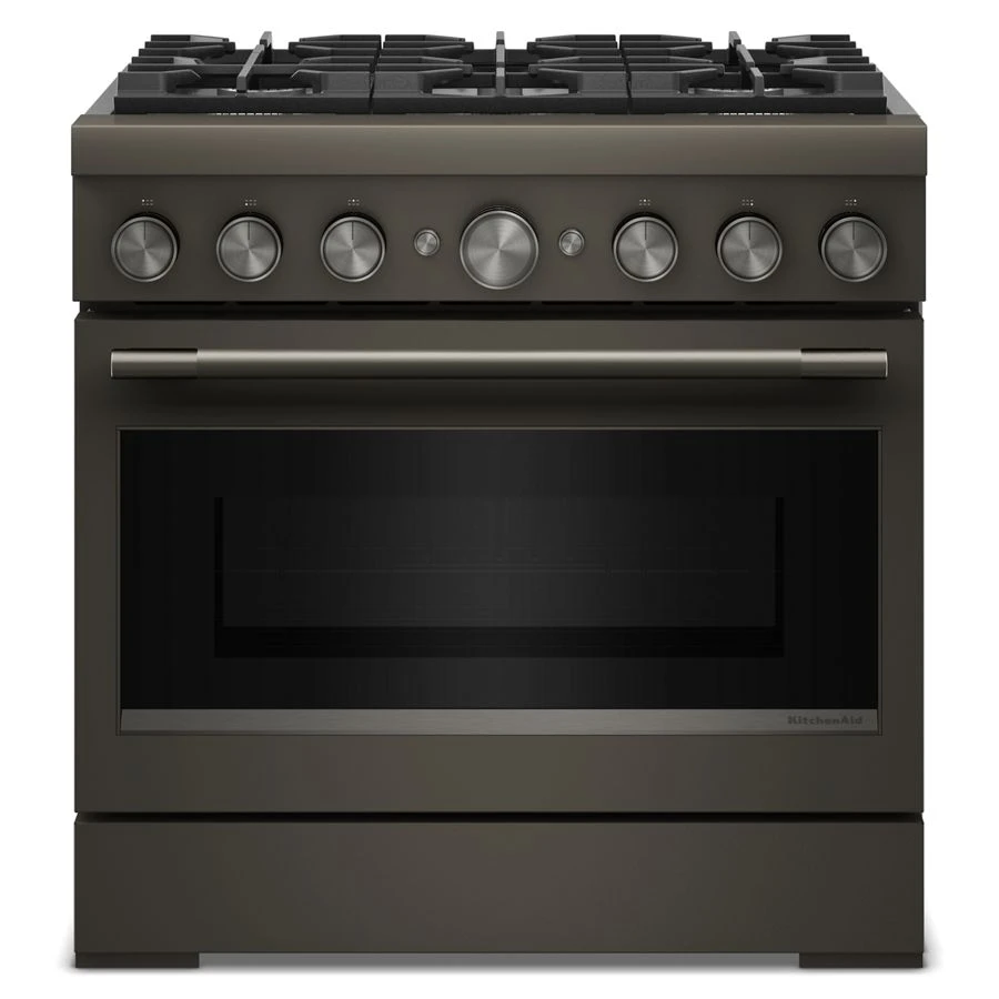 36-inch 6 Burner Commercial-style Dual Fuel Range With No Preheat Air Fry Mode