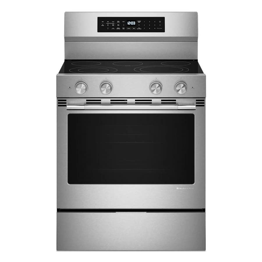 5.3 Cu. Ft. Smart Freestanding Electric Range With Convection Cooking Modes