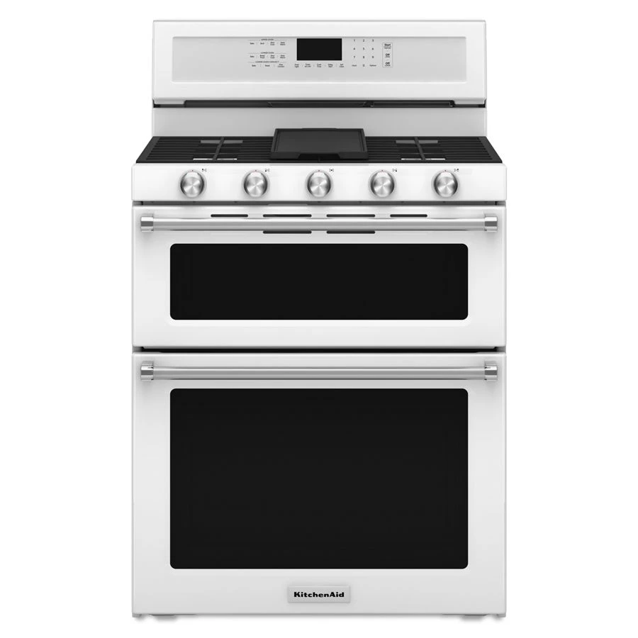 30-Inch 5 Burner Gas Double Oven Convection Range