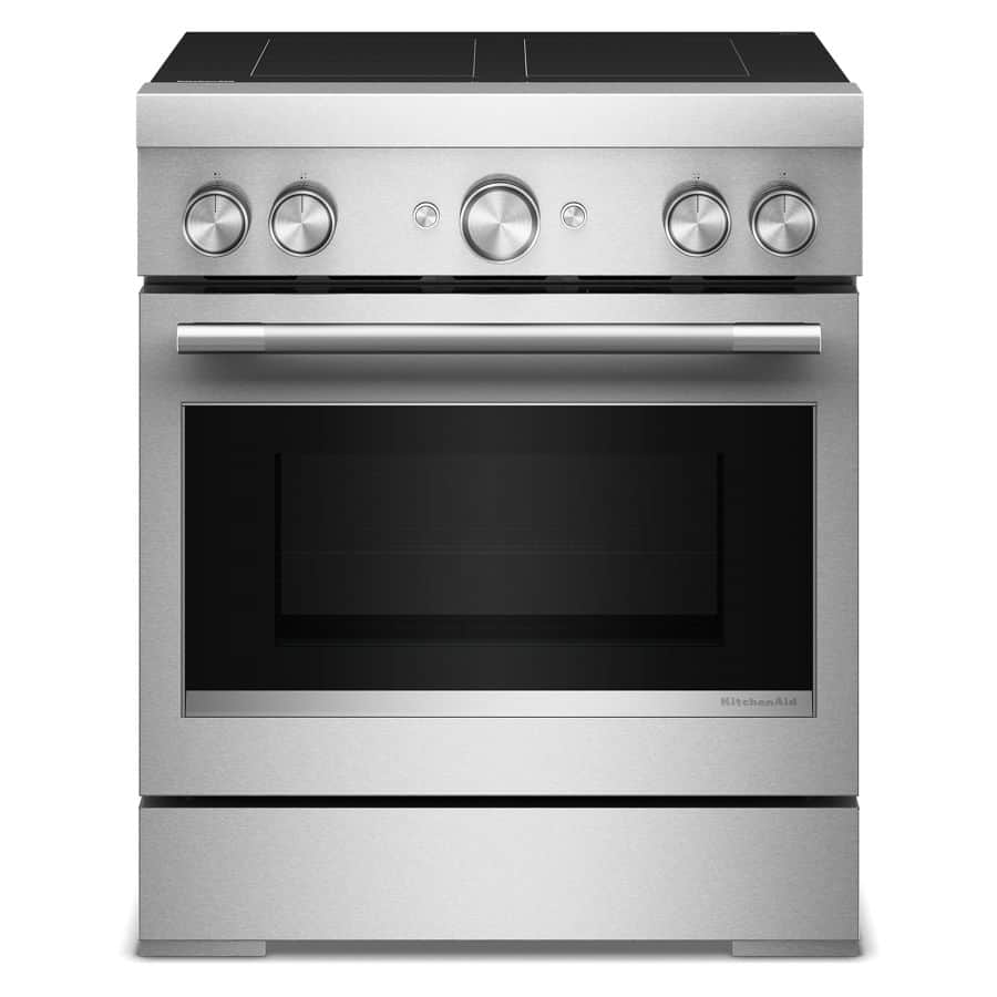 30-inch 4-element Induction Freestanding Commercial-style Range With Air Fry