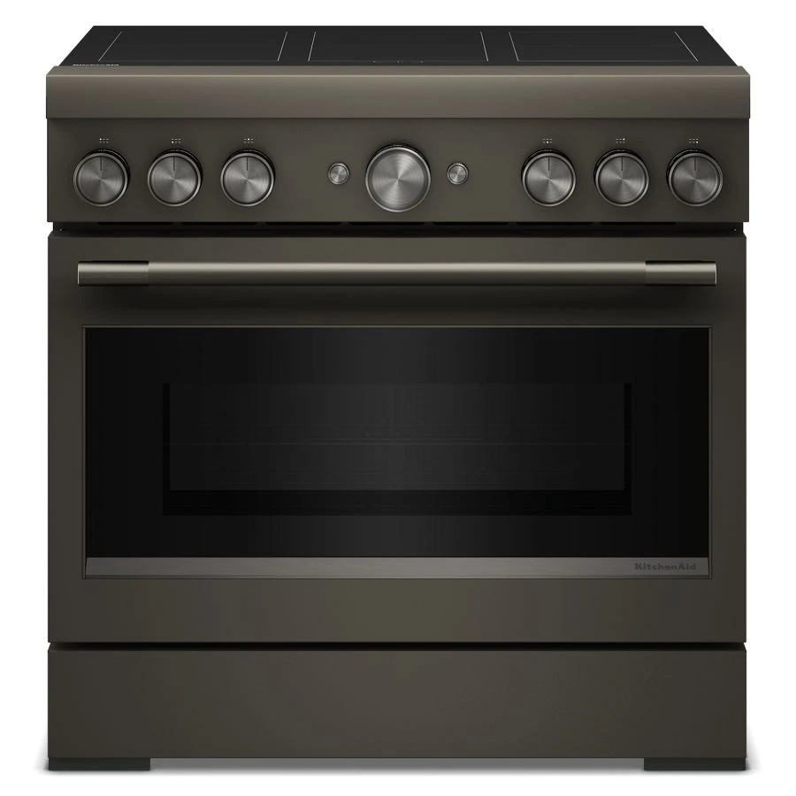 36-Inch 6-Element Induction Freestanding Commercial-Style Range with Air Fry