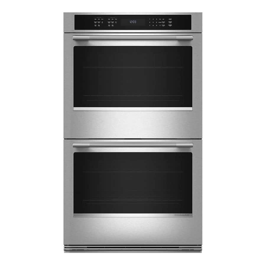 30-inch Electric Double Wall Oven with No Preheat Air Fry Mode - PrintShield™ Finish