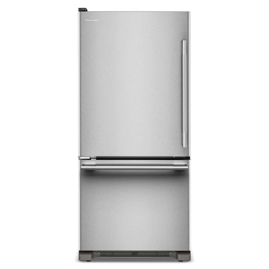 19 Cu. Ft. 30-Inch Standard-Depth Bottom Mount Refrigerator with Left Door Swing