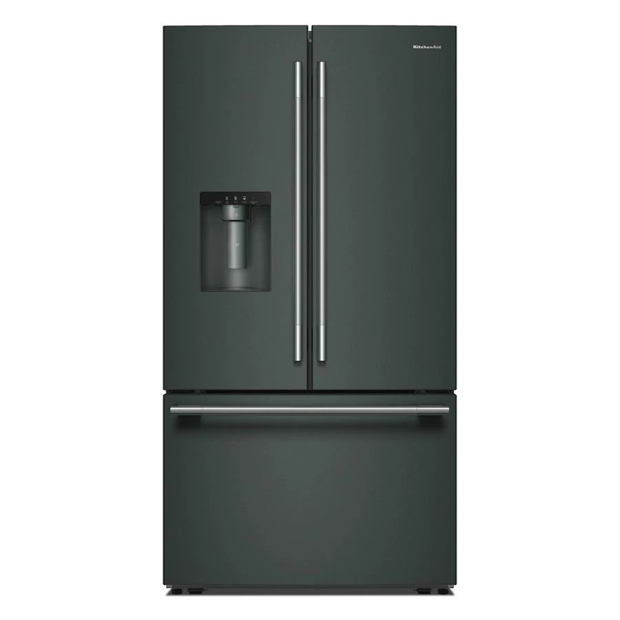 30 Cu. Ft. 36-inch French Door Refrigerator With Exterior Water And Ice Dispenser And Wood-look Sliding Tray In Juniper