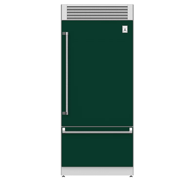 36" Bottom Mount Refrigerator, Top Compressor, Pro, Left Hinged