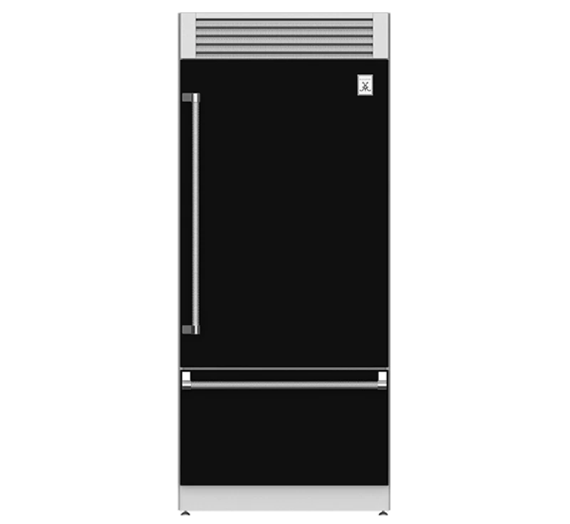 36" Bottom Mount Refrigerator, Top Compressor, Pro, Left Hinged
