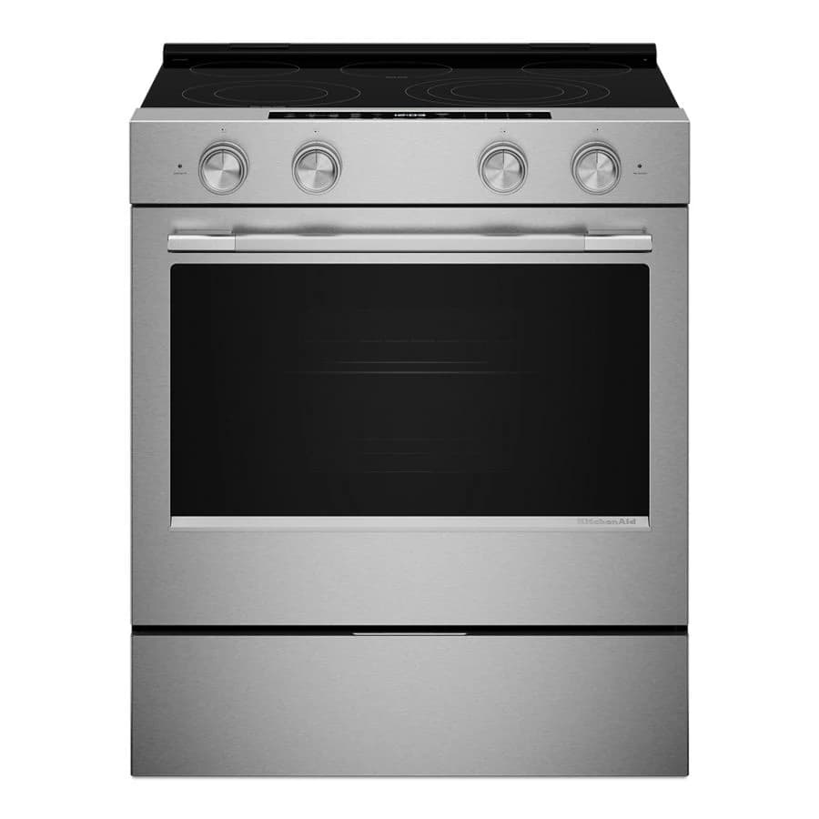 5.3 Cu. Ft. Smart Slide-in Electric Range With Two Even-heat™ Hyper Elements And Convection Cooking Modes