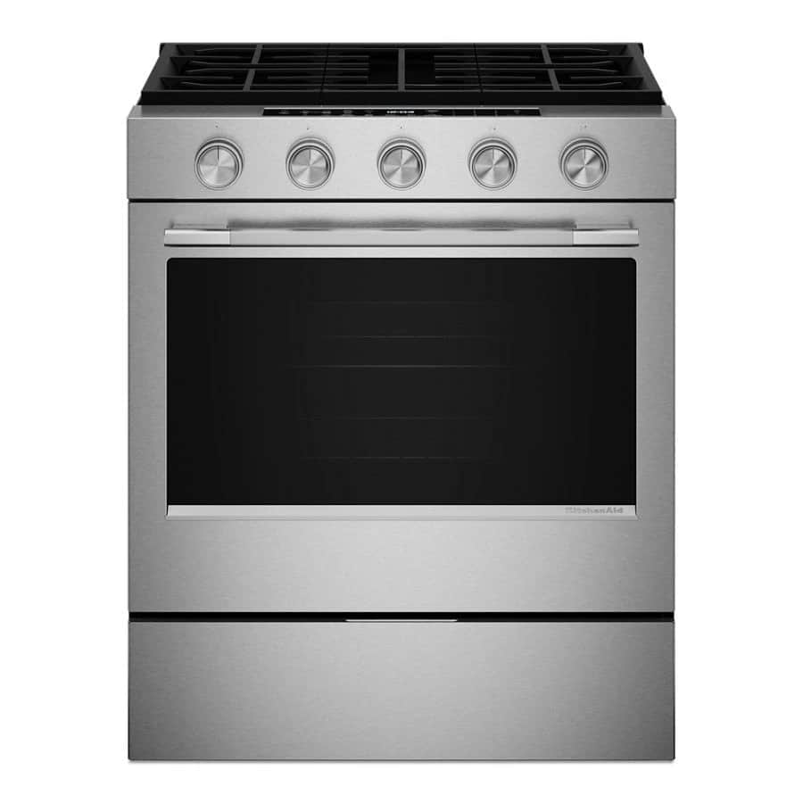 5.0 Cu. Ft. Smart Slide-in Gas Range With Convection Cooking Modes