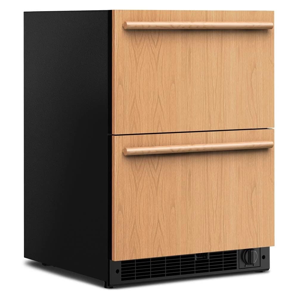 24" Panel-Ready Undercounter Double-Drawer Refrigerator/Freezer
