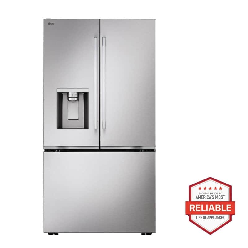 Counter-depth Max™ With Zero Clearance™ 3-door French Door Refrigerator With Thin Door Design