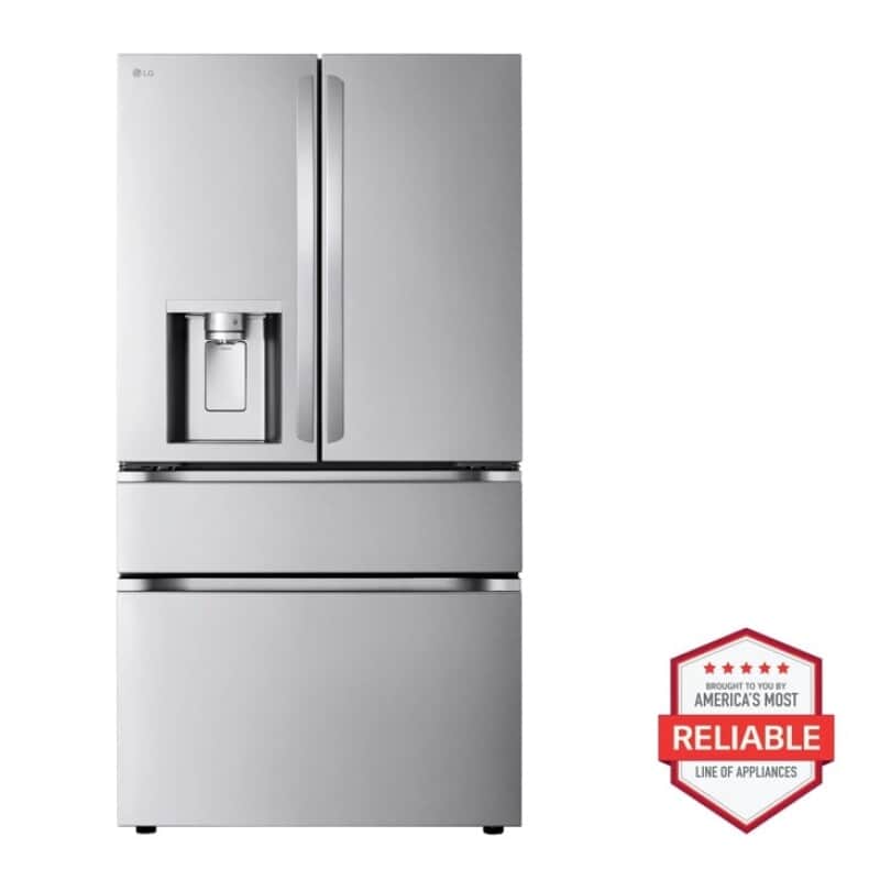 25 Cu. Ft. Smart Counter-depth Max™ 4-door French Door Refrigerator With Full-convert Drawer™