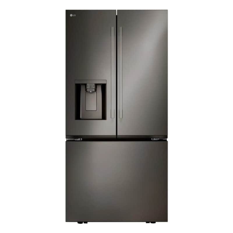 25 Cu. Ft. 3-door French Door Standard Depth Refrigerator With New Hybrid Handle Design And External Ice And Water Dispenser