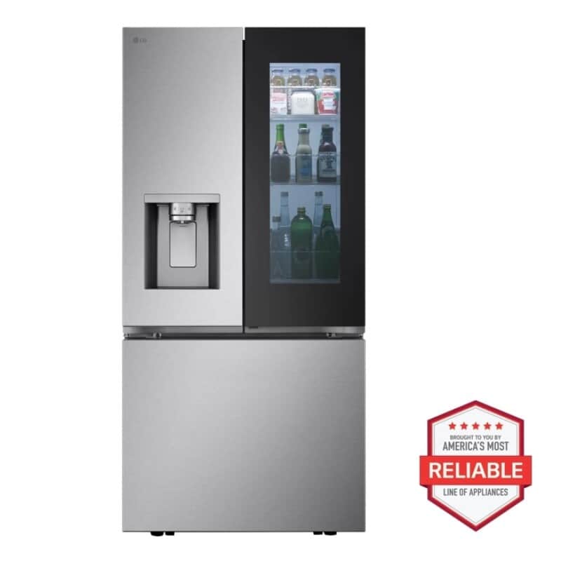 25 Cu. Ft. Smart Standard-depth Max™ French Door Refrigerator With Instaview® Door-in-door® And Craft Ice™