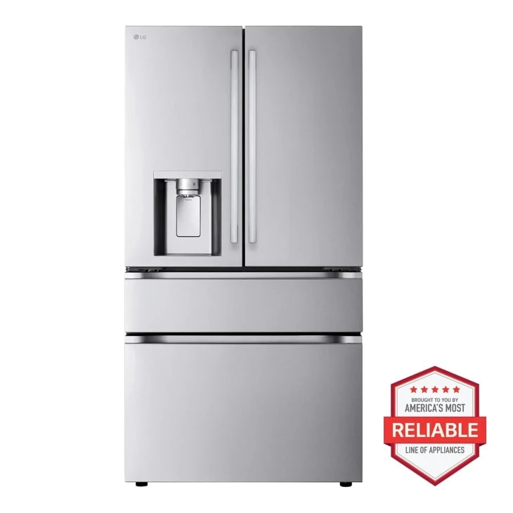29 Cu. Ft. Smart Standard-depth Max™ 4-door French Door Refrigerator With Full-convert Drawer™