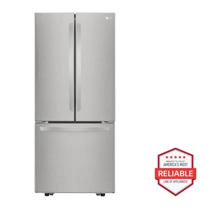 22 Cu. Ft. 30 Inch Wide French Door Refrigerator - Stainless Steel
