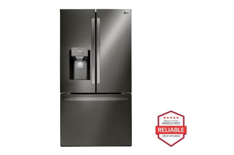 28 Cu. Ft. 3 Door French Door, Standard Depth, Ice And Water With Single Ice
