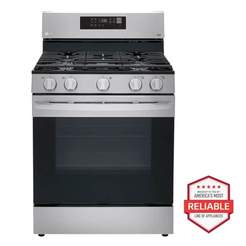 5.8 Cu. Ft. Smart Wi-fi Enabled Fan Convection Gas Range With Air Fry & Easyclean®