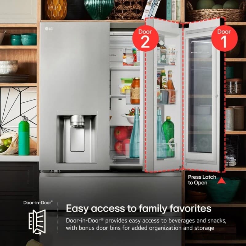 23 Cu. Ft. Smart Counter-depth Refrigerator With Craft Ice™