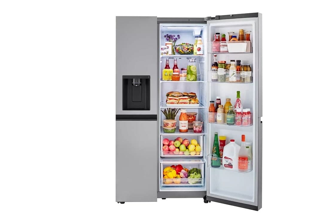 27 cu. ft. Side-by-Side Refrigerator with Smooth Touch Ice Dispenser