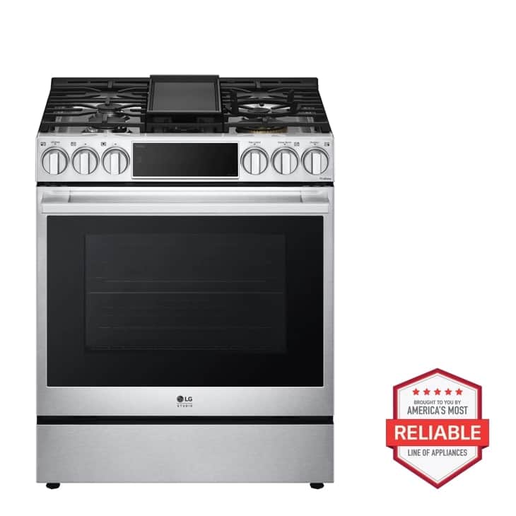 6.3 Cu. Ft. Smart Wi-fi Dual Fuel Slide-in Range With Probake Convection® And Easyclean®