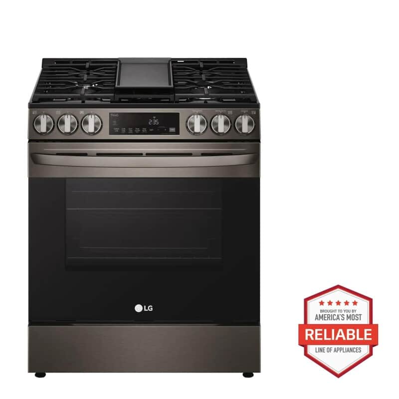 5.8 Cu. Ft. Smart Wi-fi Enabled Fan Convection Gas Slide-in Range With Air Fry & Easyclean®