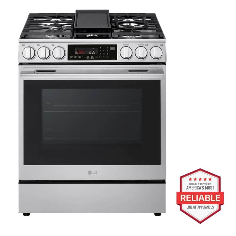 6.3 Cu Ft. Smart Gas Slide-in Range With Instaview®, Probake Convection®, And Air Fry