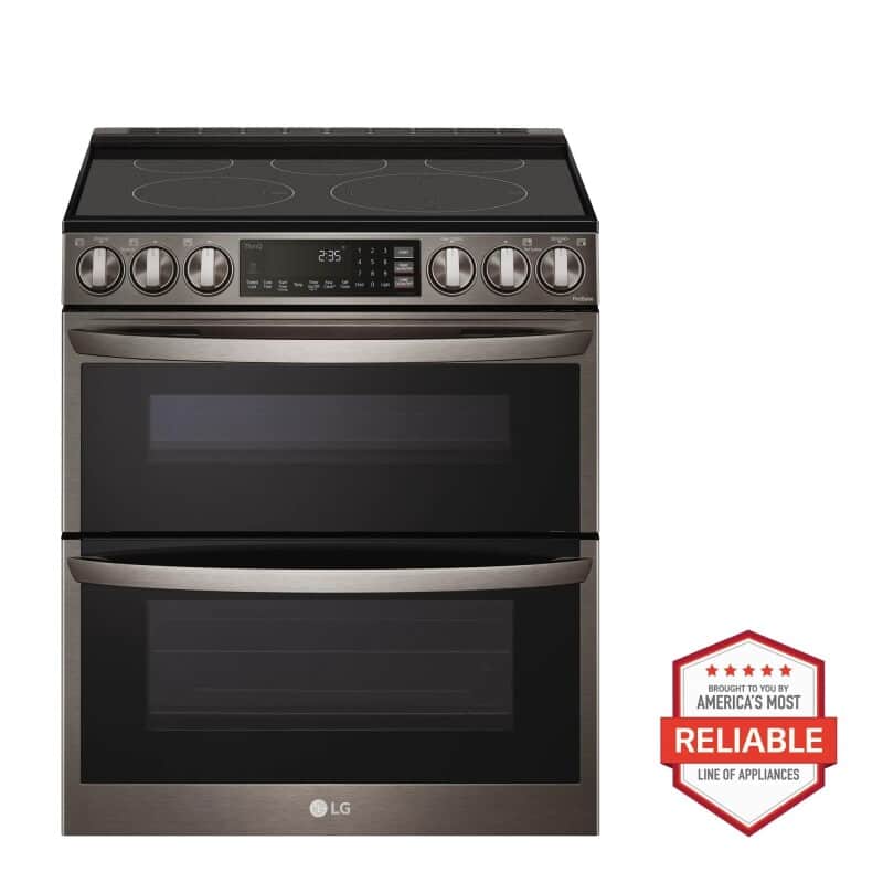 7.3 Cu. Ft. Smart Electric Double Oven Slide-in Range With Instaview®, Probake® Convection, Air Fry, And Air Sous Vide