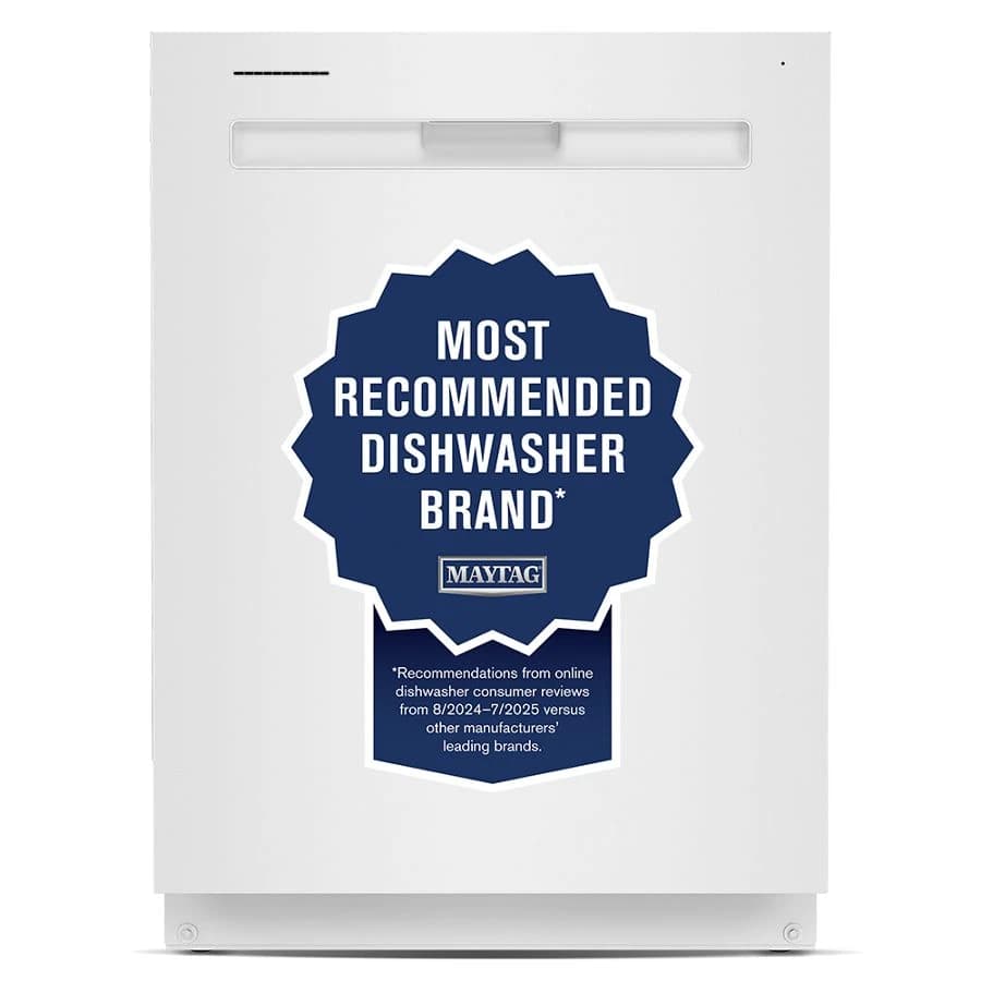 24” Top Control Dishwasher with Dual Power Filtration, PowerBlast® Cycle and 3rd Level Rack - 47 dBA