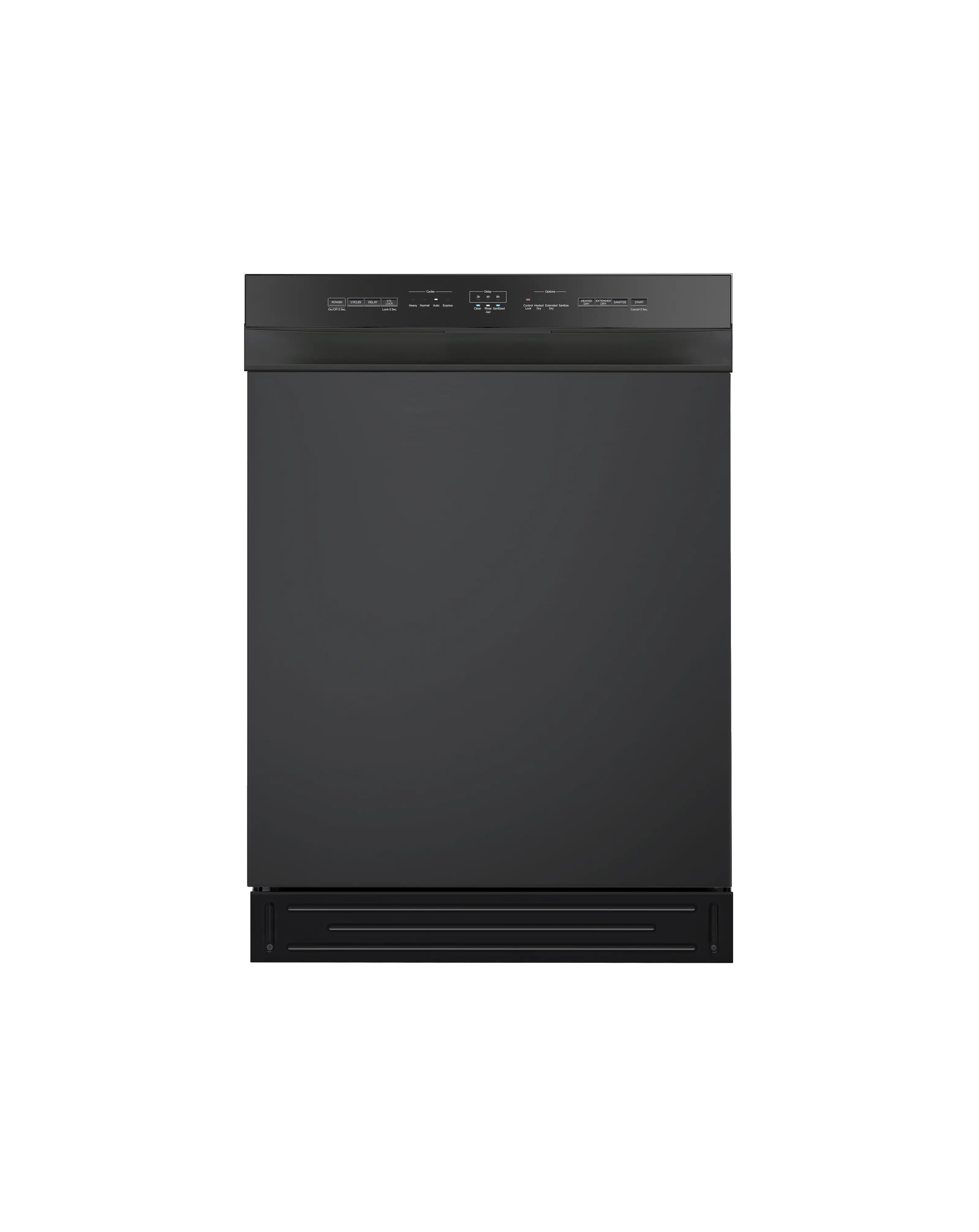 24" Front Control Dishwasher, 52 dBA, Hybrid Tub