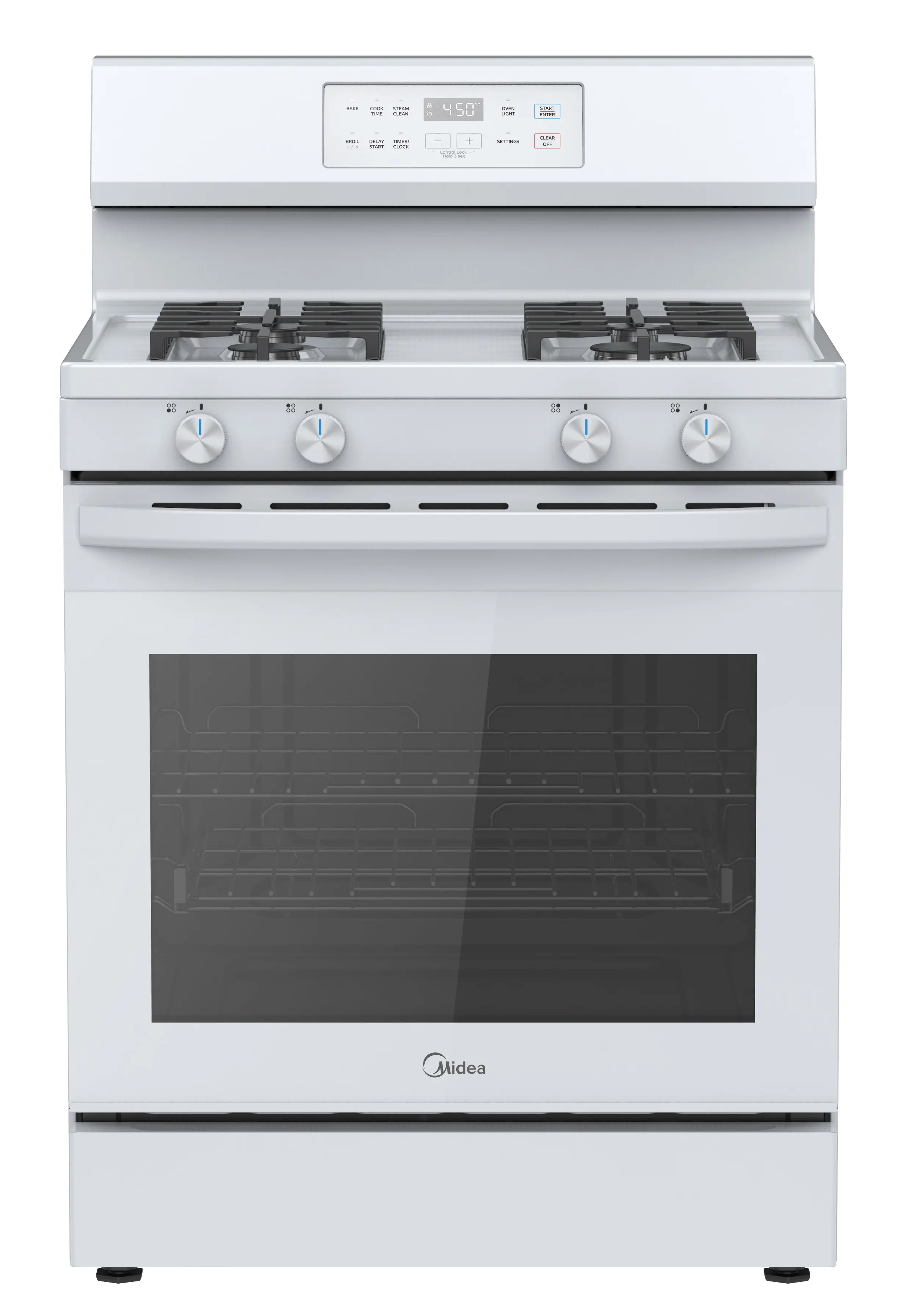 30" Gas Range with Steam Clean
