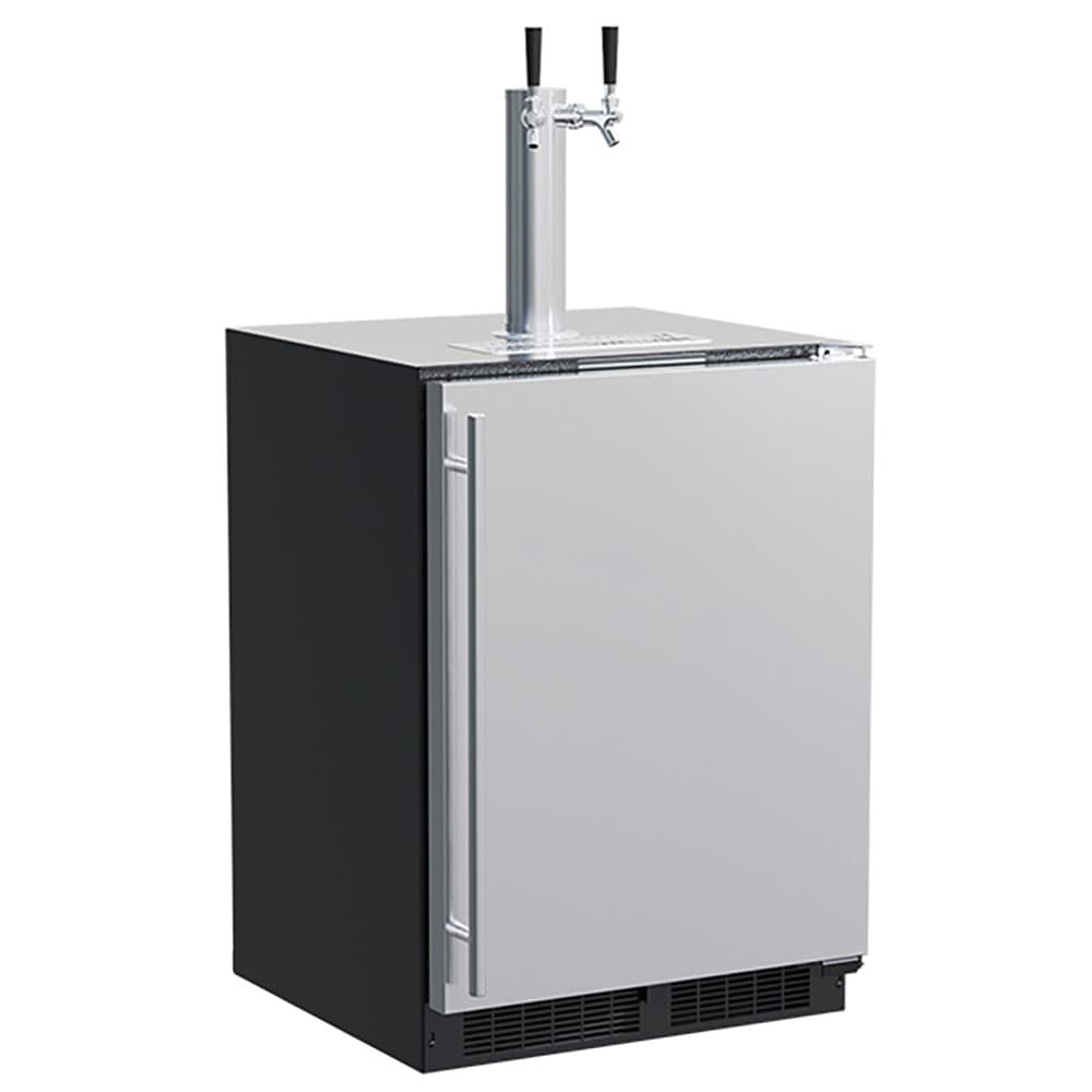 24-in Built-in Dispenser with Twin Beer & Beverage Tap