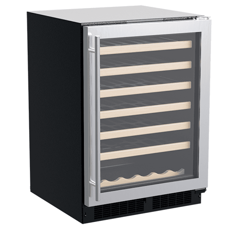 24-In Built-In Single Zone Wine Refrigerator With Wine Cradle