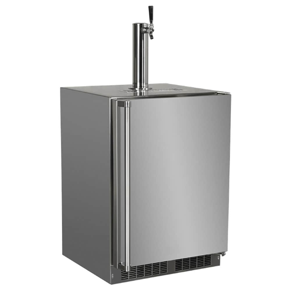 24-in Outdoor Built-in Dispenser with Single Beer & Beverage Tap