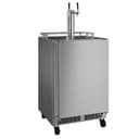 24-in Outdoor Mobile Dispenser with Twin Beer & Beverage Tap