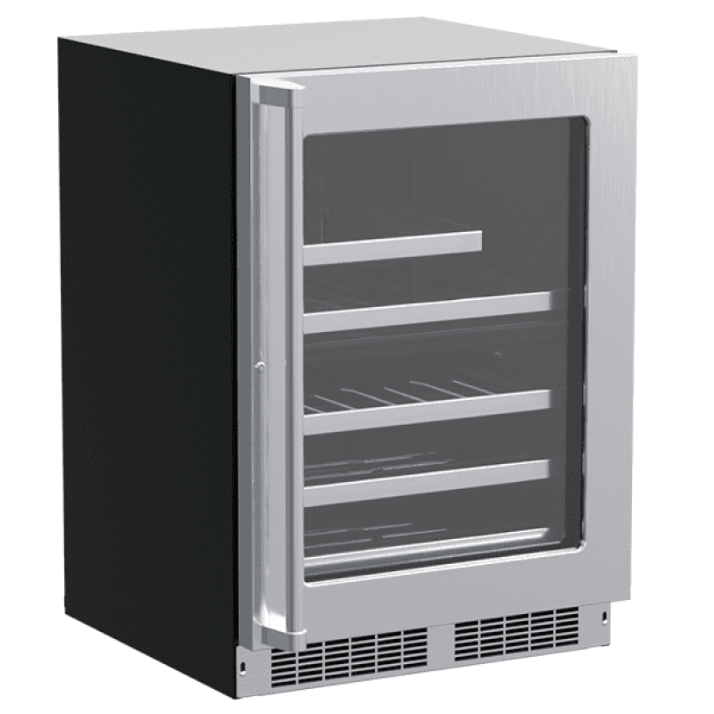 24-In Professional Built-In Dual Zone Wine And Beverage Center